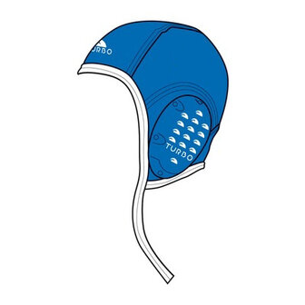 Turbo Waterpolo Cap (size m/l) Professional blauw nummer 11