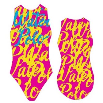 Special Made Turbo Waterpolo badpak SCRIPT roze 