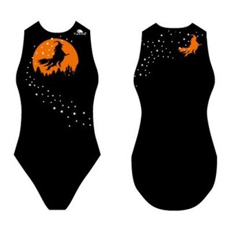 Special Made Turbo Waterpolo badpak WITCH HALLOWEEN 