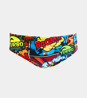 *Special Made* Turbo Waterpolo broek COMIC BOOM (levertijd 6 tot 8 weken)