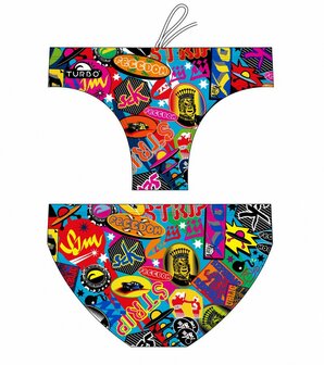 Special Made Turbo Waterpolo broek Color Stickers 