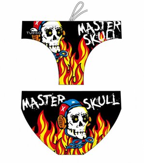 Special Made Turbo Waterpolo broek Halloween Master Skull 