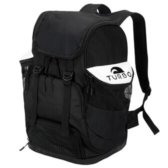 Turbo Waterpolo Luxe Rugzak Draco Black 30L