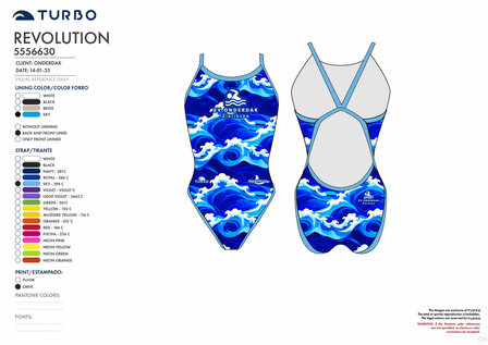 Turbo sportbadpak ZV Onderdak + sponsor (voorbeeld 2)