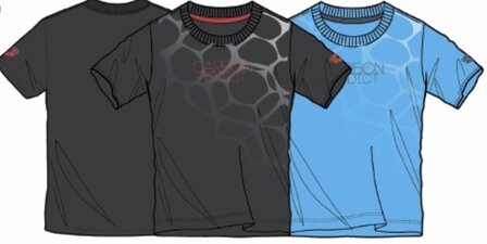 Arena M Separates Tee Carbon Addict turquoise M