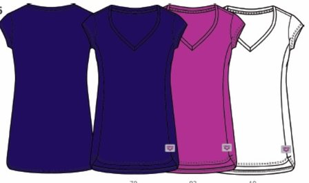 Arena W Essence V-Neck Tee rose-violet M