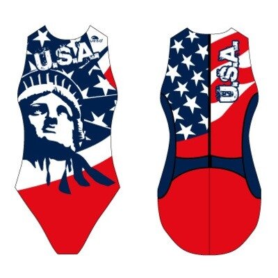 Special Made Turbo Waterpolo badpak USA LIBERTY TECNO 