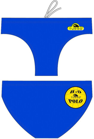 turbo waterpolobroek basic blauw