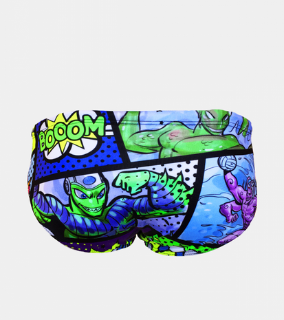 Special Made Turbo Waterpolo broek MONSTER COMIC 