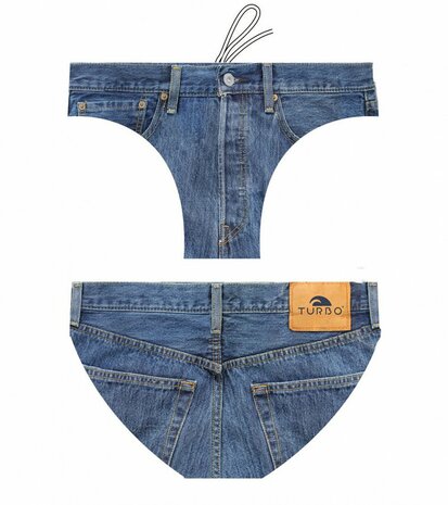 *Special Made* Turbo Waterpolo broek Jeans (levertijd 6 tot 8 weken)