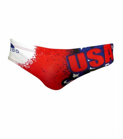 *Special Made* Turbo Waterpolo broek Usa Victory (levertijd 6 tot 8 weken)