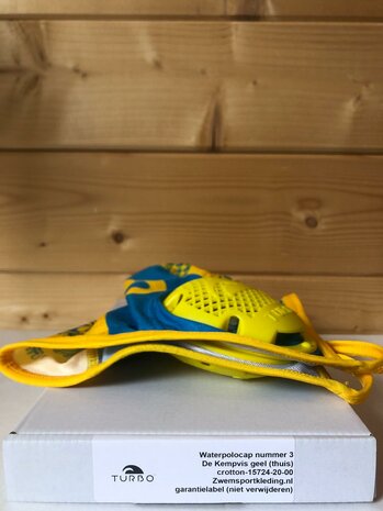 Maatwerk Turbo Waterpolo Cap Kempvis thuis